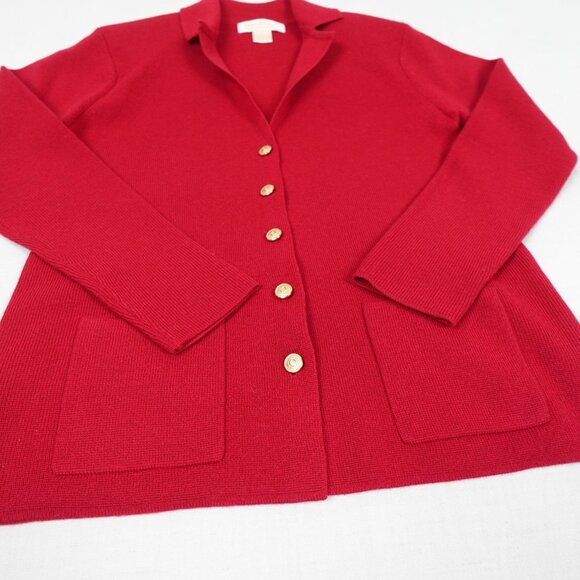 Vintage BROOKS BROTHERS Merino Wool Fine Knit Cardigan Sweater Women's XS - Picture 6 of 10